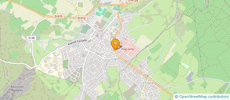 localisation de l'entreprise SCI SPHENOIDE  THUIR