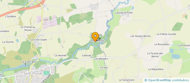 localisation de l'entreprise SCI SPHER  SAINT-THURIAL