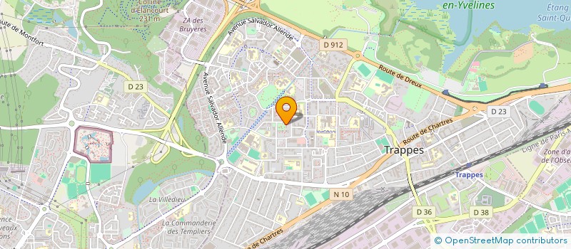 localisation de l'entreprise SCI SPHERE INNOVATIONS  TRAPPES