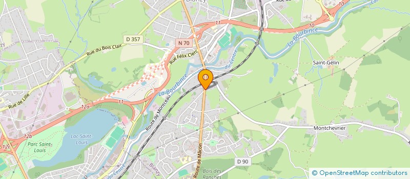 localisation de l'entreprise SCI SPI  BLANZY