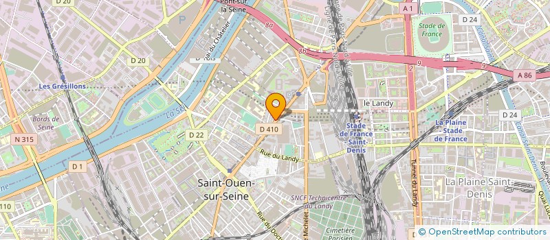 localisation de l'entreprise SCI SPI à SAINT-DENIS