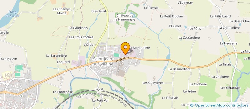 localisation de l'entreprise SCI SPI  CHATEAUBOURG