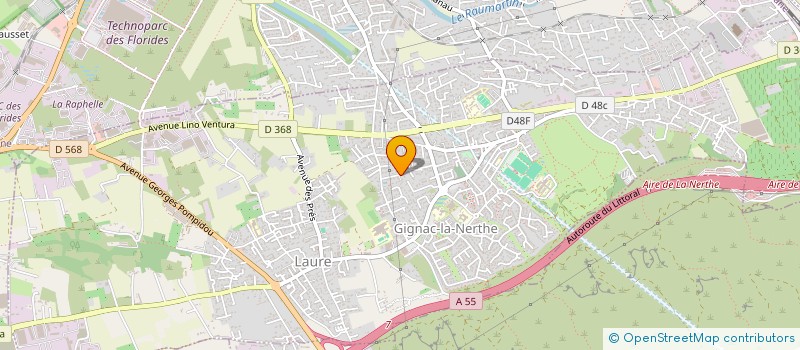 localisation de l'entreprise SCI SPICA à GIGNAC-LA-NERTHE
