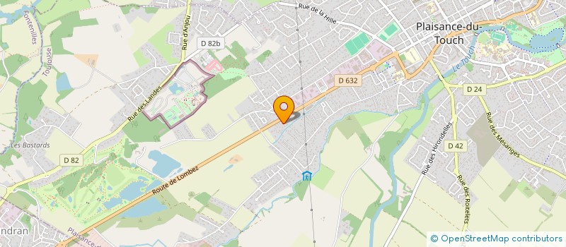 localisation de l'entreprise SCI SPICA PLAISANCE  PLAISANCE-DU-TOUCH