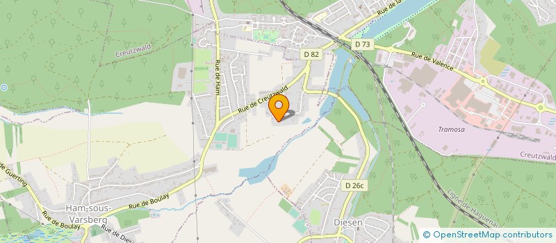 localisation de l'entreprise SCI SPIELDENNER ET FILLES  HAM-SOUS-VARSBERG