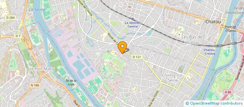 localisation de l'entreprise SCI SPILUC  LE VESINET