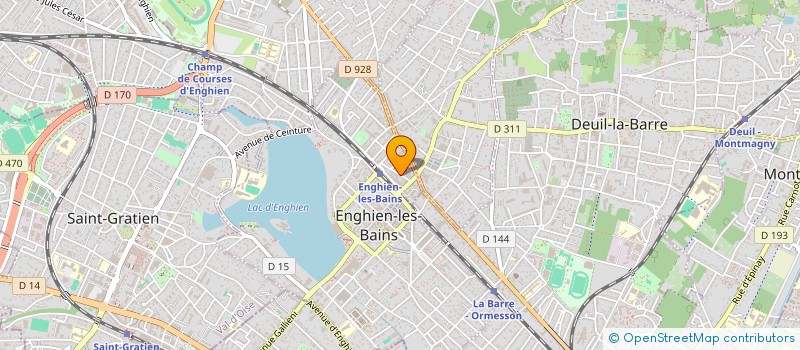 localisation de l'entreprise SCI SPIM SOCIETE DE PLACEMENT IMMOBILIER à ENGHIEN-LES-BAINS