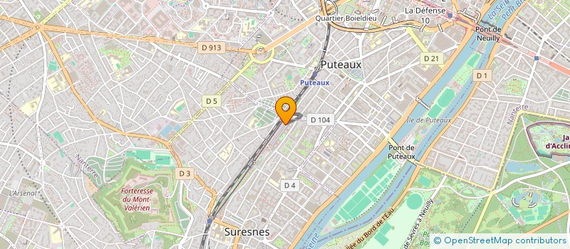 localisation de l'entreprise SCI SPIMAI à SURESNES