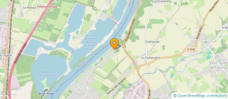 localisation de l'entreprise SCI SPIN O ZA  SAINT-BERNARD