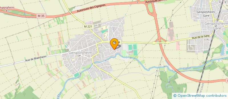 localisation de l'entreprise SCI SPINNIC  GEISPOLSHEIM