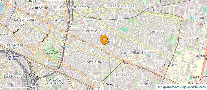 localisation de l'entreprise SCI SPINOSAURUS  LYON