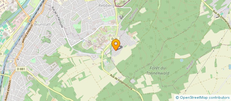 localisation de l'entreprise SCI SPIP  RIEDISHEIM