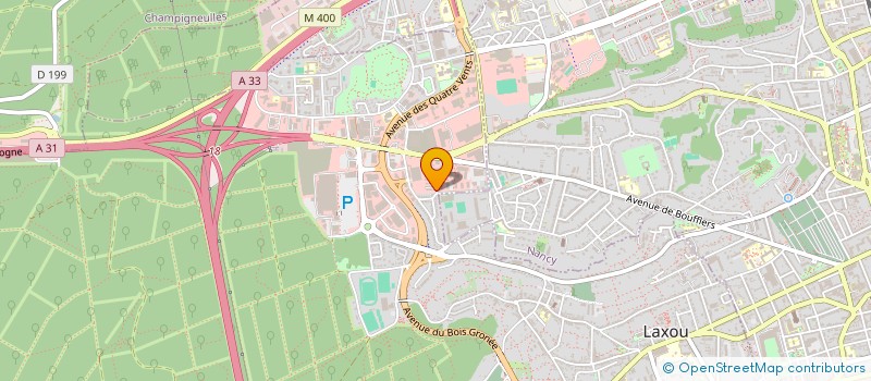 localisation de l'entreprise SCI SPIRANZA  LAXOU