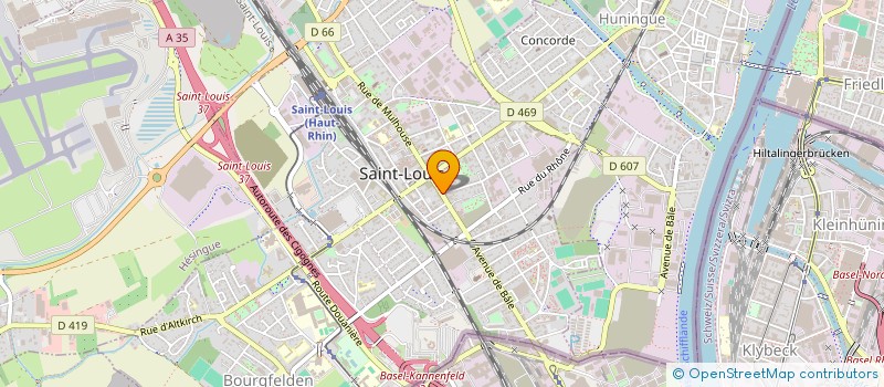 localisation de l'entreprise SCI SPIRIT  SAINT-LOUIS