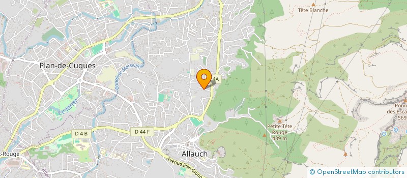 localisation de l'entreprise SCI SPITAKI  ALLAUCH