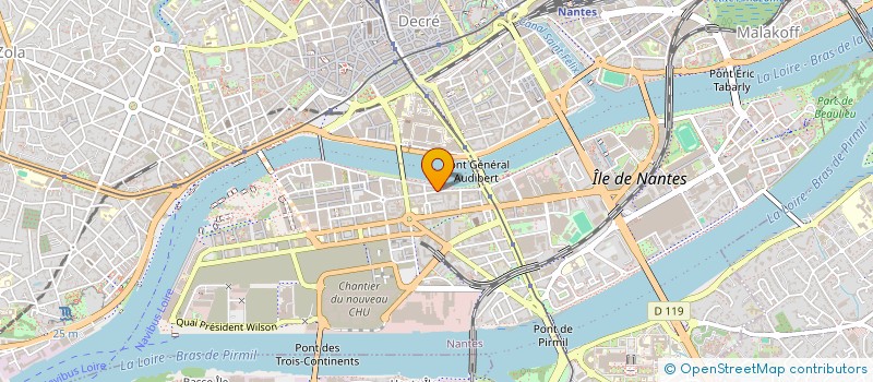 localisation de l'entreprise SCI SPITI à NANTES