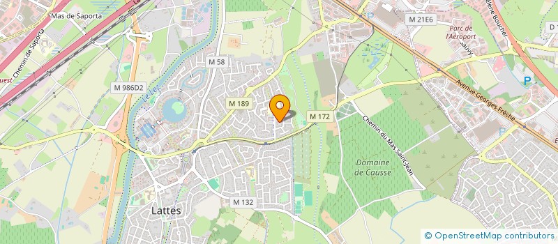 localisation de l'entreprise SCI SPITI à LATTES