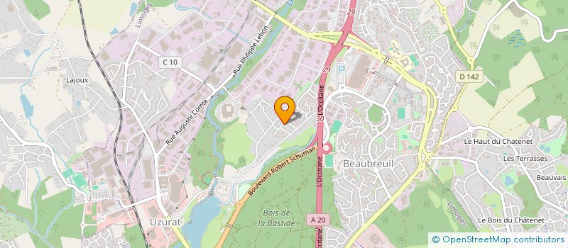 localisation de l'entreprise SCI SPITIGLOSSA à LIMOGES