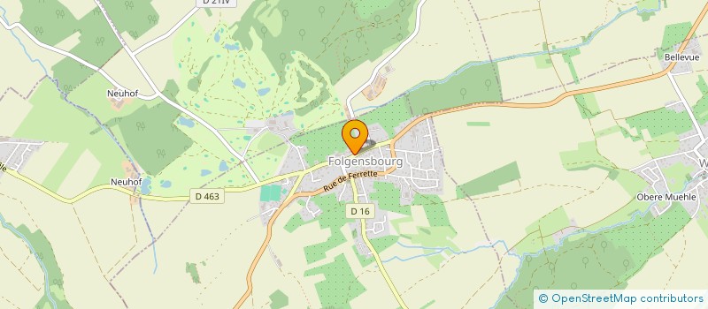 localisation de l'entreprise SCI SPITTELFELD  FOLGENSBOURG