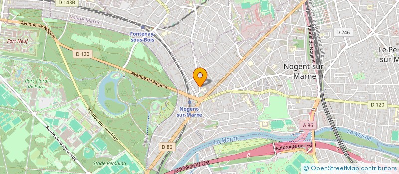 localisation de l'entreprise SCI SPIVIOSA à NOGENT-SUR-MARNE