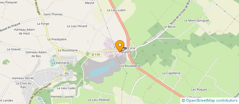 localisation de l'entreprise SCI SPJ-QMAX  BRIX