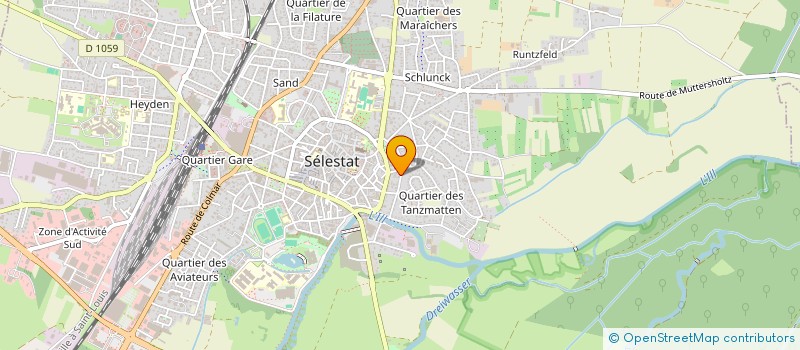 localisation de l'entreprise SCI SPK  SELESTAT