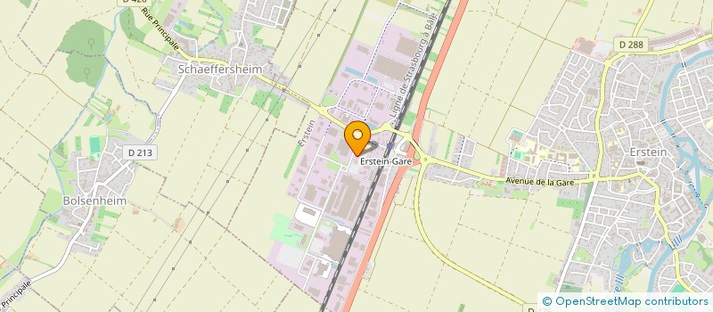 localisation de l'entreprise SCI SPKR  ERSTEIN