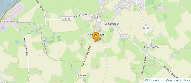 localisation de l'entreprise SCI SPLAWSKI  GRANDCAMP-MAISY