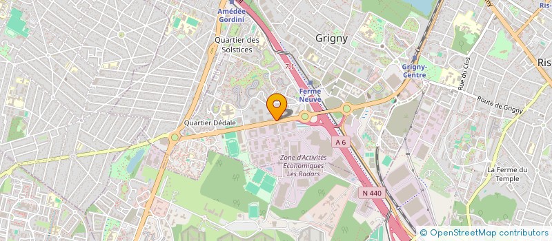 localisation de l'entreprise SCI SPLF à GRIGNY