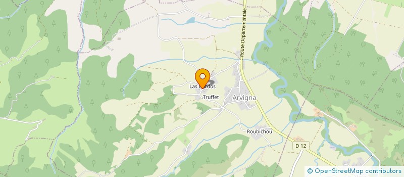 localisation de l'entreprise SCI SPM à ARVIGNA
