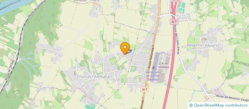 localisation de l'entreprise SCI SPM  CHONAS-L'AMBALLAN