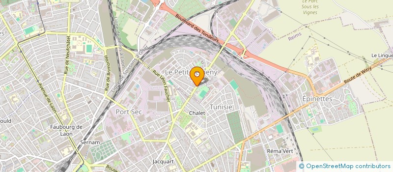 localisation de l'entreprise SCI SPM  BETHENY