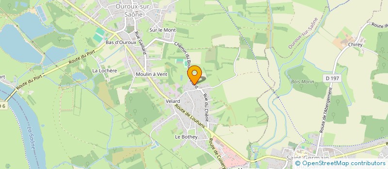 localisation de l'entreprise SCI SPM  OUROUX-SUR-SAONE