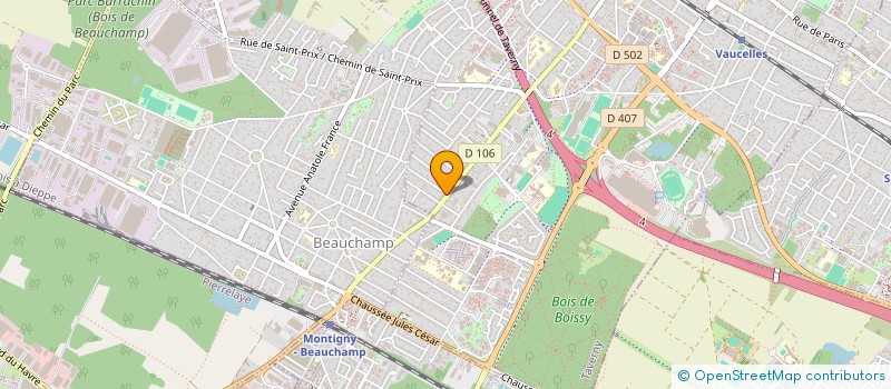 localisation de l'entreprise SCI SPMA  TAVERNY