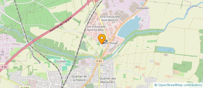 localisation de l'entreprise SCI SPMK  SELESTAT