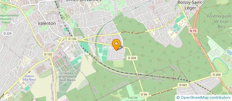 localisation de l'entreprise SCI SPMTC à LIMEIL-BREVANNES