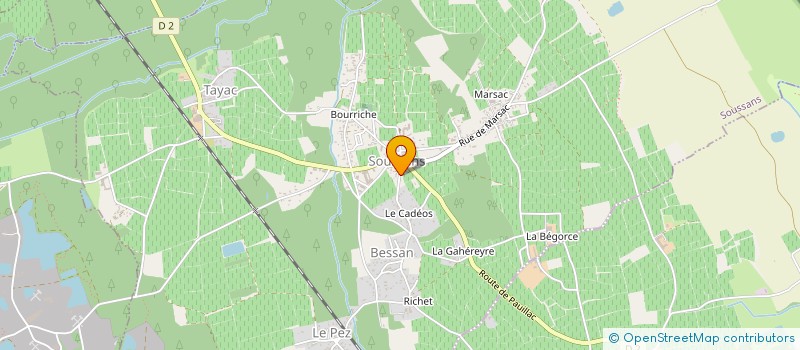 localisation de l'entreprise SCI SPOKIMMO  SOUSSANS