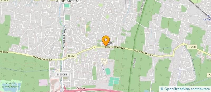localisation de l'entreprise SCI SPOLATOUCH à GUJAN-MESTRAS