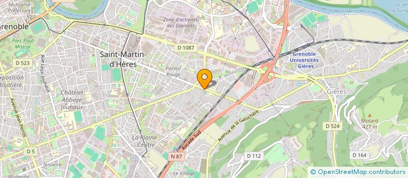 localisation de l'entreprise SCI SPORT ET LEGENDE  SAINT-MARTIN-D'HERES