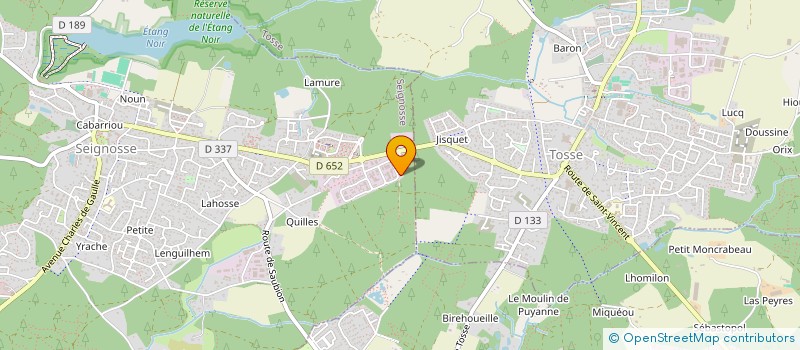 localisation de l'entreprise SCI SPORT-PARTNER 40  SEIGNOSSE