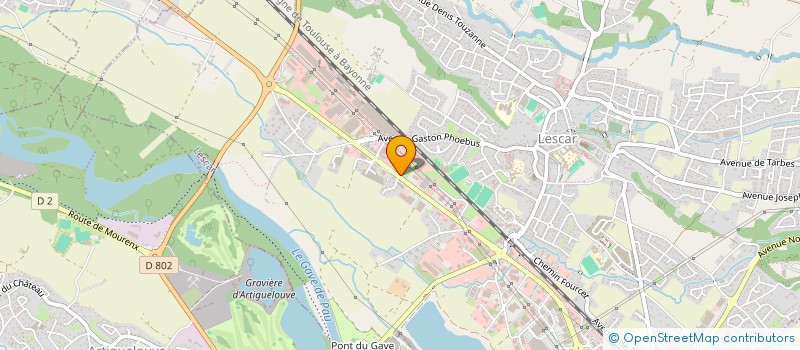 localisation de l'entreprise SCI SPORT PYRENEES  LESCAR