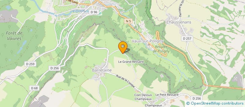 localisation de l'entreprise SCI SPORT SANTE  BARRETAINE