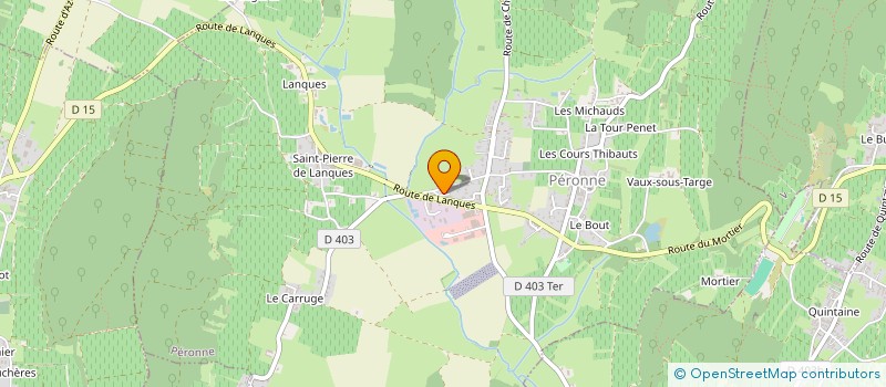 localisation de l'entreprise SCI SPORTBOD  CRUZILLE