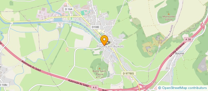 localisation de l'entreprise SCI SPORTING BAR  POUILLY-EN-AUXOIS