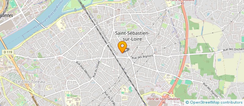 localisation de l'entreprise SCI SPORTING GESTION à SAINT-SEBASTIEN-SUR-LOIRE