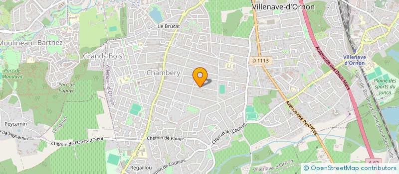 localisation de l'entreprise SCI SPORTS CHAMPS LAMET  PONT-DU-CHATEAU