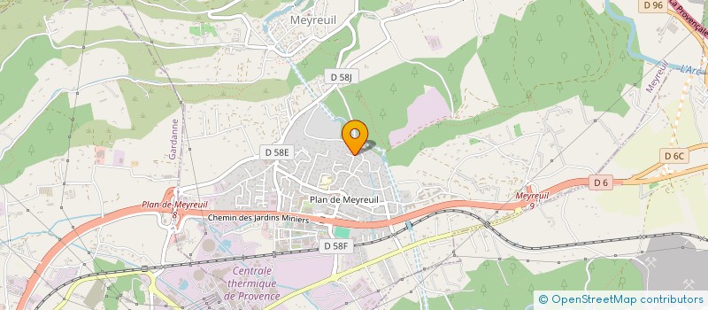 localisation de l'entreprise SCI SPORTS ROUTE  MEYREUIL