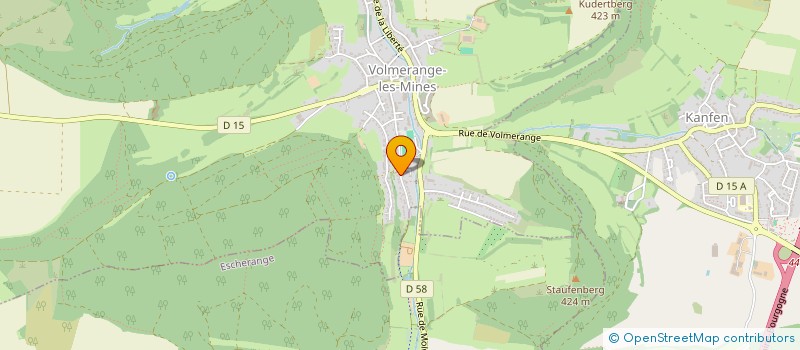 localisation de l'entreprise SCI SPOT 3 BASSINS  VOLMERANGE-LES-MINES