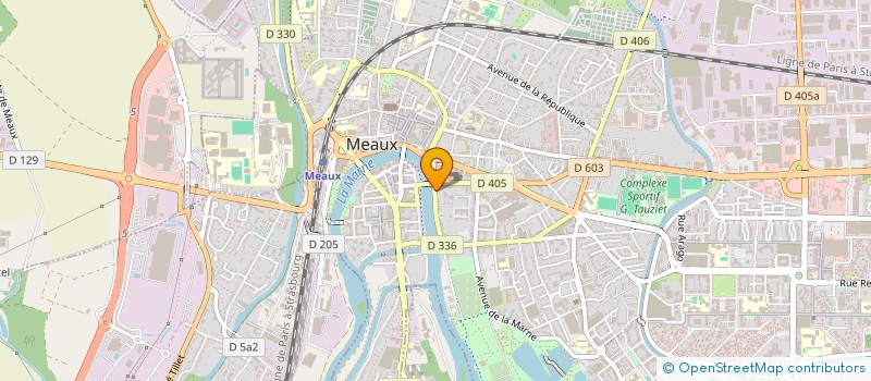 localisation de l'entreprise SCI SPOT  MEAUX