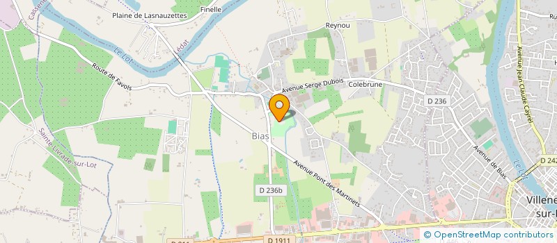 localisation de l'entreprise SCI SPOT  BIAS